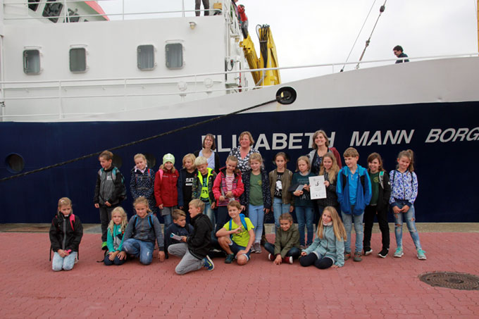 Zur Verleihung des Sonderpreises für ihren Trickfilm reisten die Grundschüler nach Rostock. Foto: NABU